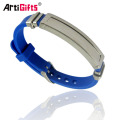 Promotional hot sale cheap bracelet custom adjustable silicone wristband